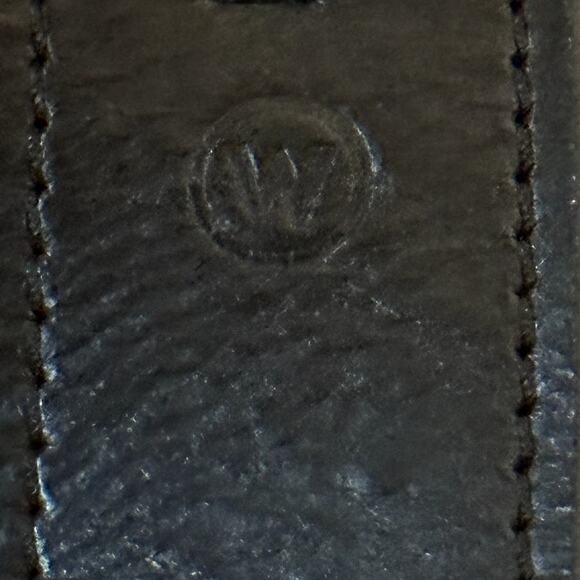 Wrangler Men's Black Leather Western Belt 44" Cowboy Rodeo Ranch Workwear - Picture 6 of 9